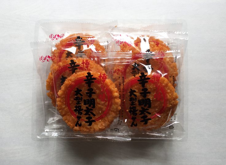 Spicy Seasoned Cod Roe Flavored Fried Rice Cracker - Japan Snacks