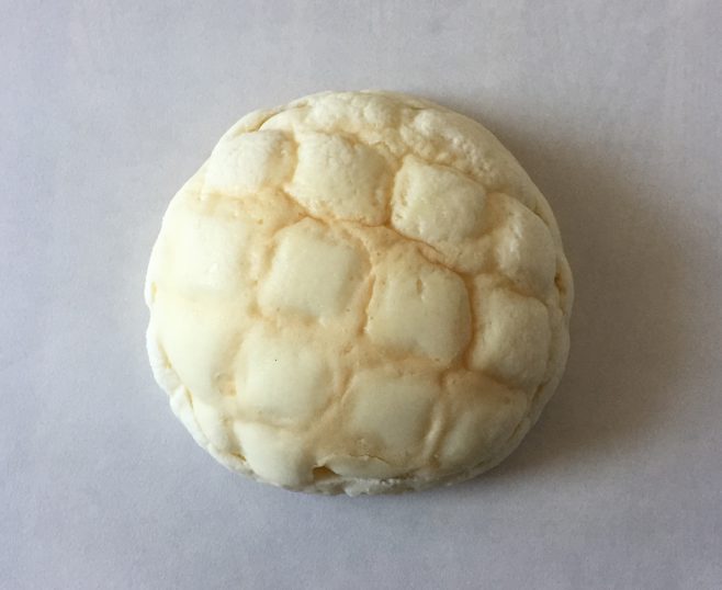 White Melonpan Bread With Double Milk Cream Inside - Japan Snacks